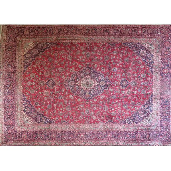 Hand-Knotted Vintage Rug 12'10" x 9'6"